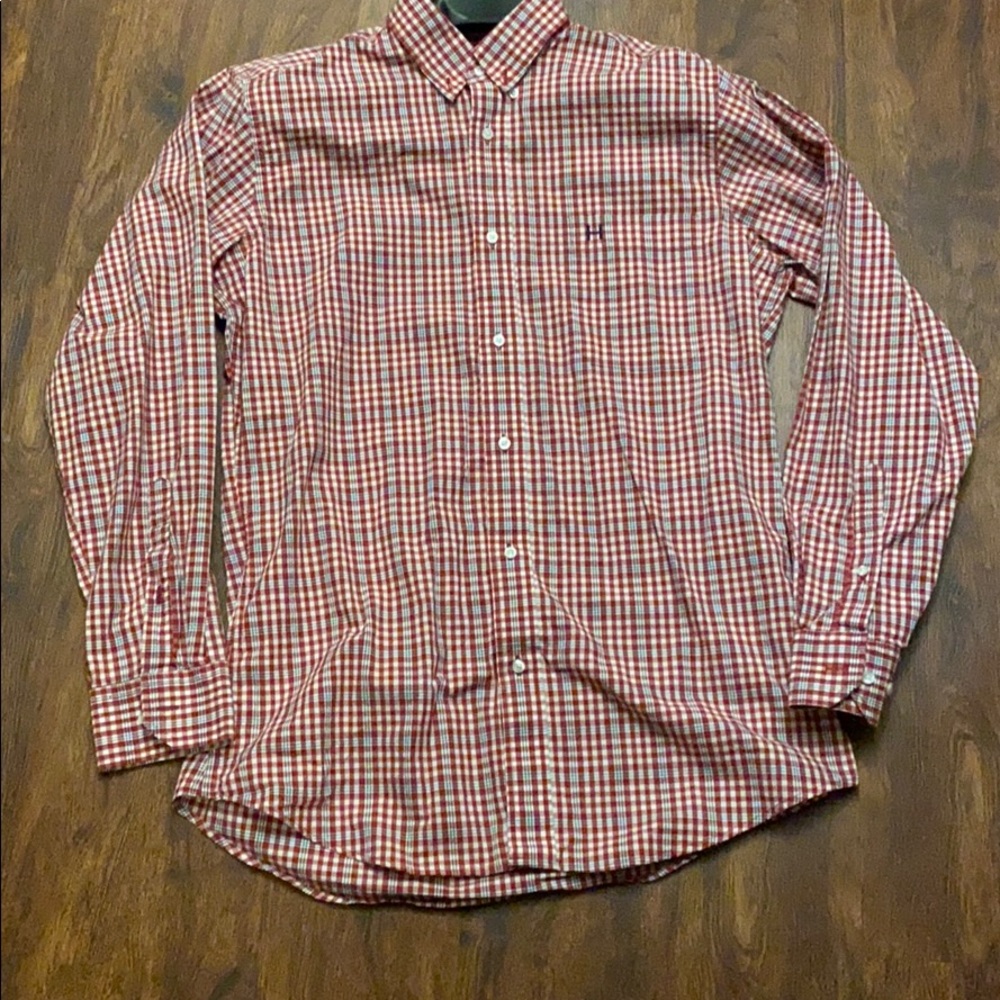 Plaid button down